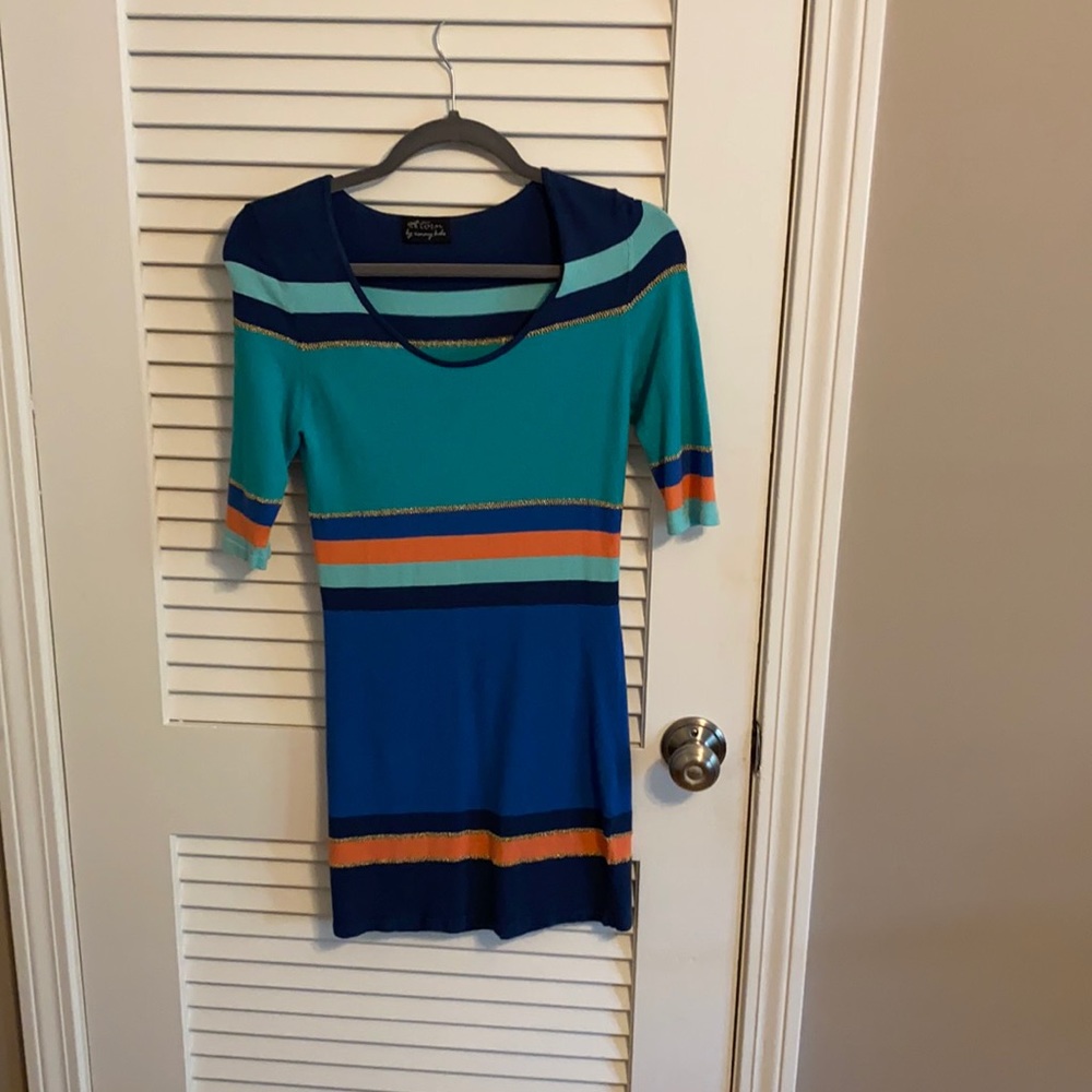 Torn by Ronny Kono mini bodycon dress